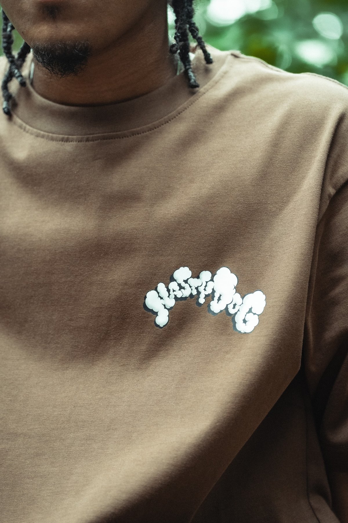 SmokeDog Tee(Brown) | NastyDog OnlineStore