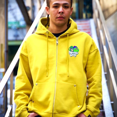 420family Zip Hoodie(Yellow)