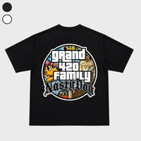 420Family Tee (Black/White)