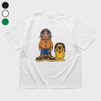 MY&minidog Tee (Black/White/Green)