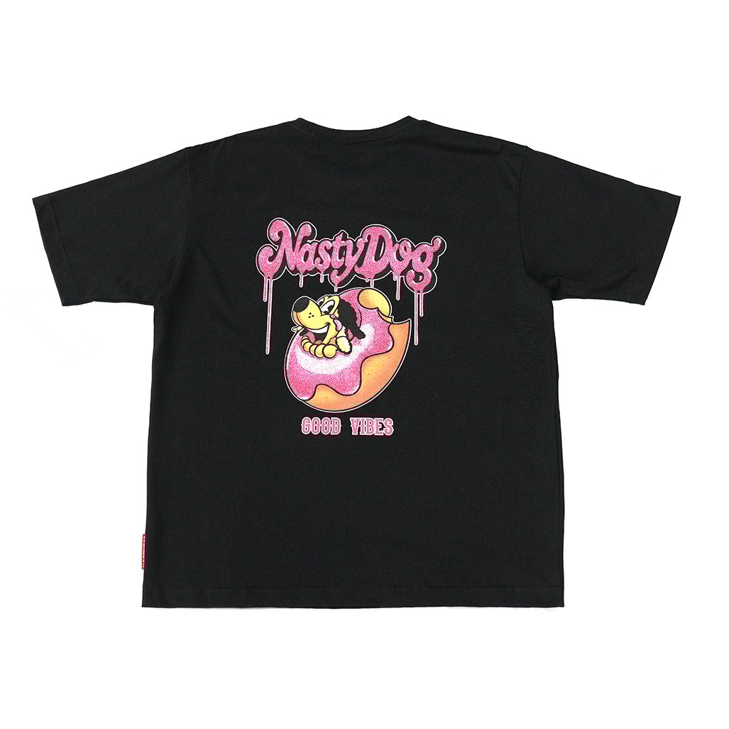 Rhinestone Donuts Tee(Black) | NastyDog OnlineS