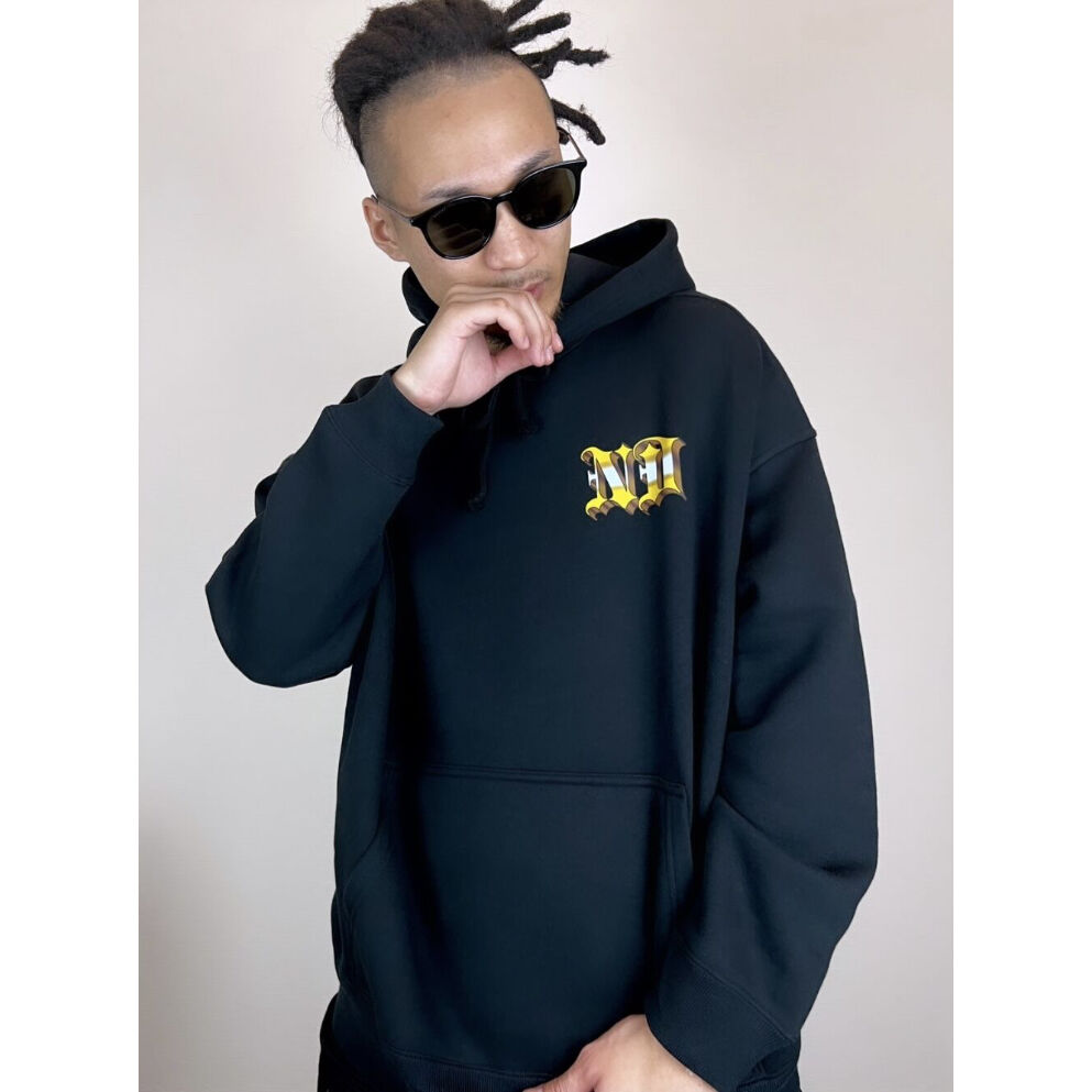 piggs パーカー　XL　PIGGS　東京怖い Hoodie　KINCHAN GangDog Hoodie (Black) | NastyDog OnlineStore
