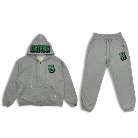 Zip Hoodie Set up (Gray)