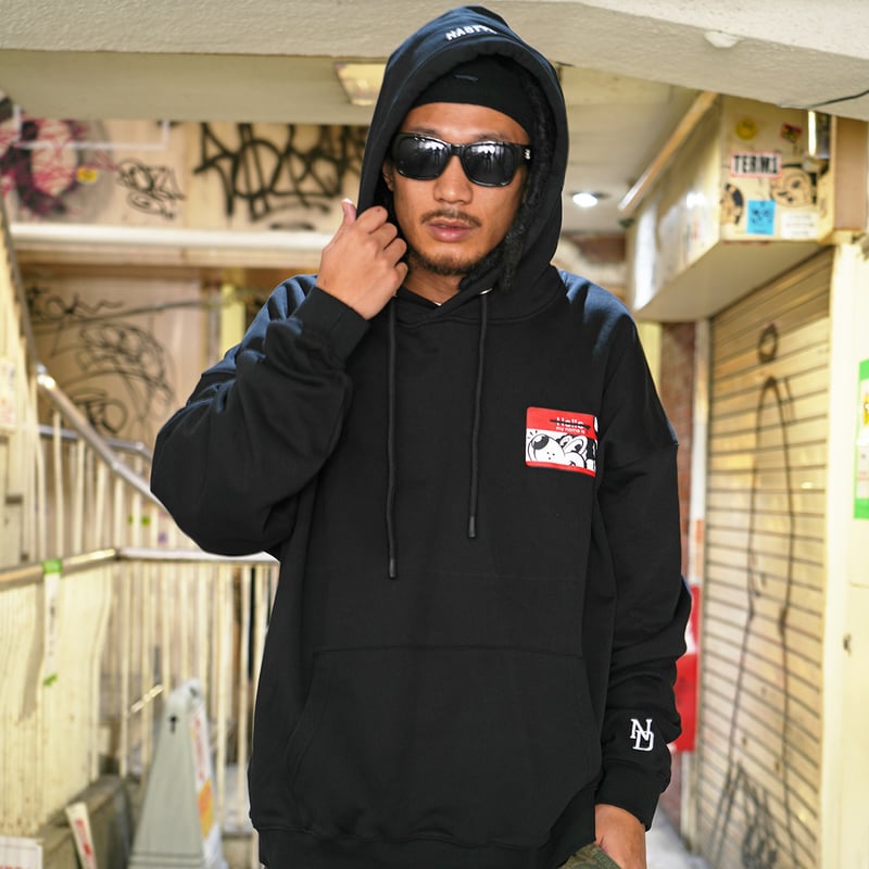 HelloSticker Hoodie(Black) | NastyDog OnlineStore