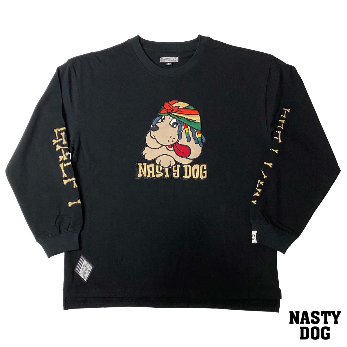 NastyDog×GALFY/ Long SleeveTee Black | NastyDo