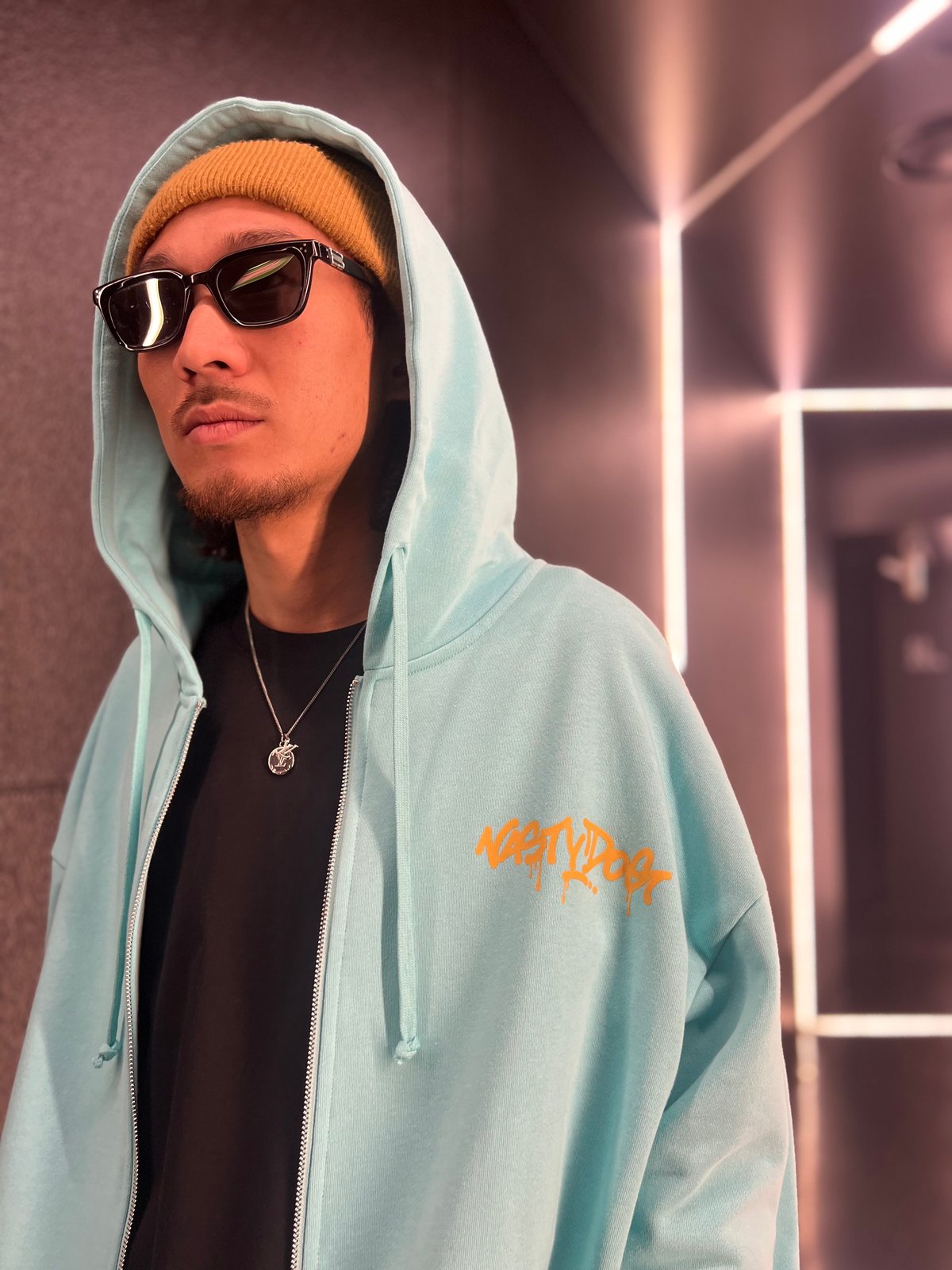 Zip Hoodie (TurquoiseBlue) | NastyDog OnlineStore