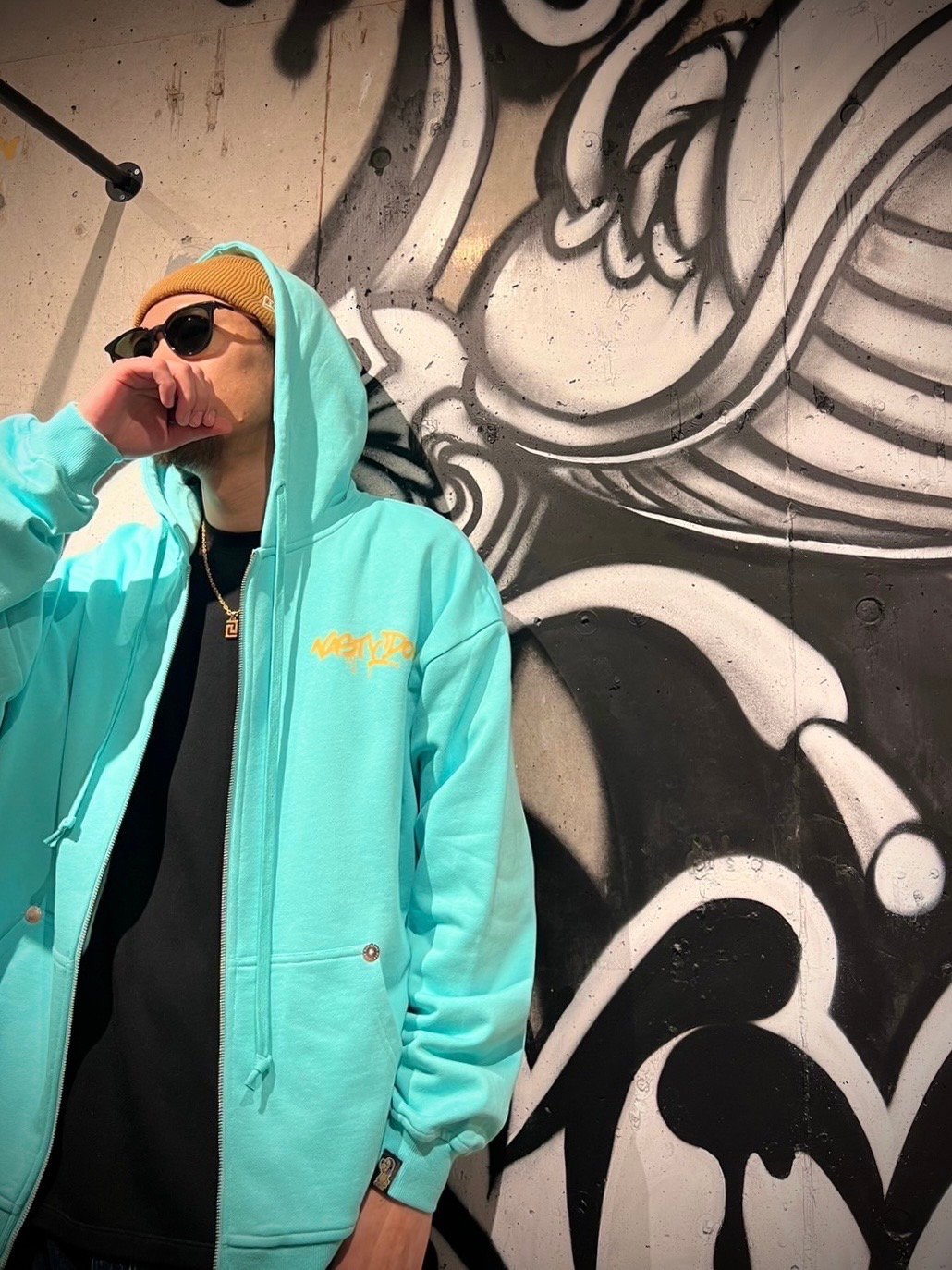 ナスティードッグ　ジャケット2点セット Zip Hoodie Set up (Gray) | NastyDog OnlineStore
