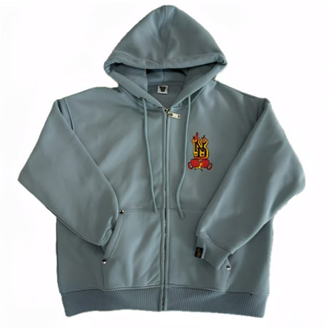 Tenshin×Nasty ZipHoodie (Black/Gray/L.Blue/Yellow/Brown)