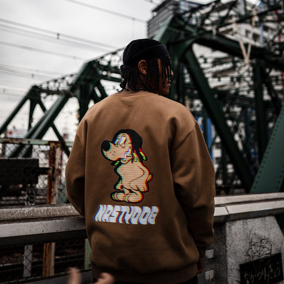 NoiseDog Crewneck (Brown) | NastyDog OnlineStore