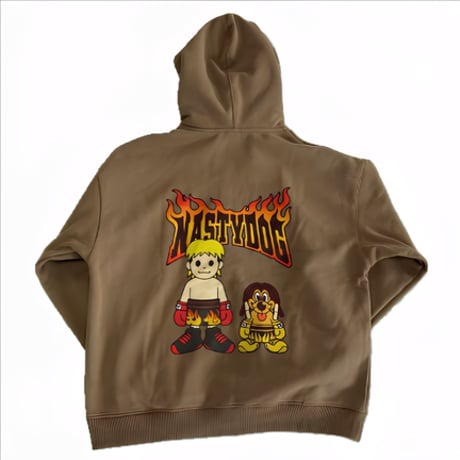 Tenshin×Nasty ZipHoodie (Black/Gray/L.Blue/Yellow/Brown)