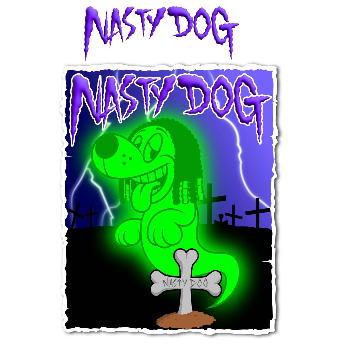 廃盤品　nasty dog lsgang tee ナスティードッグ 廃盤品 nasty dog lsgang tee ナスティードッグ - メルカリ