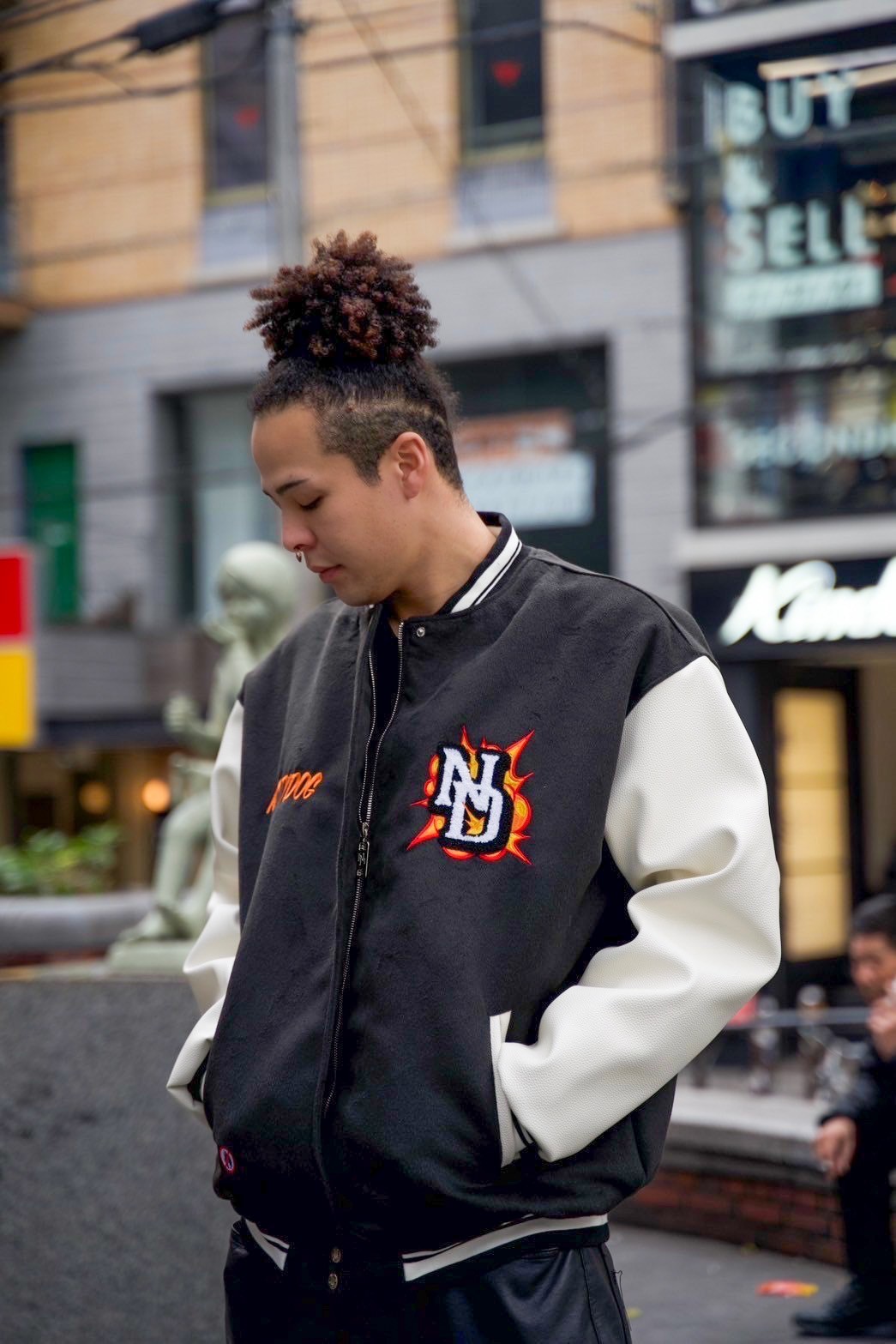 NASTYDOG スタジャン 爆弾モチーフ　M ND Bomb Stadium Jacket | NastyDog OnlineStore