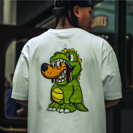Kaiju Tee (Black/White)