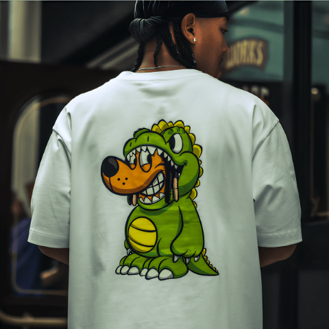 Kaiju Tee (White) | NastyDog Official Site（ナスティ