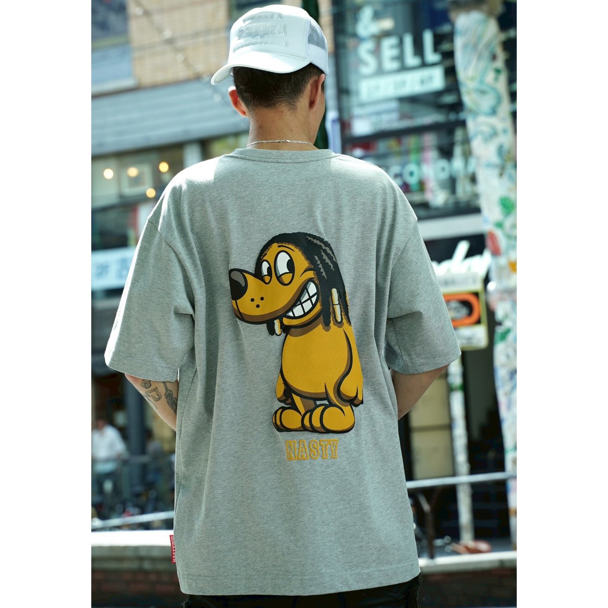 NASTY DOG 犬キャラクター Tシャツ L NASTY DOG 犬キャラクター Tシャツ L