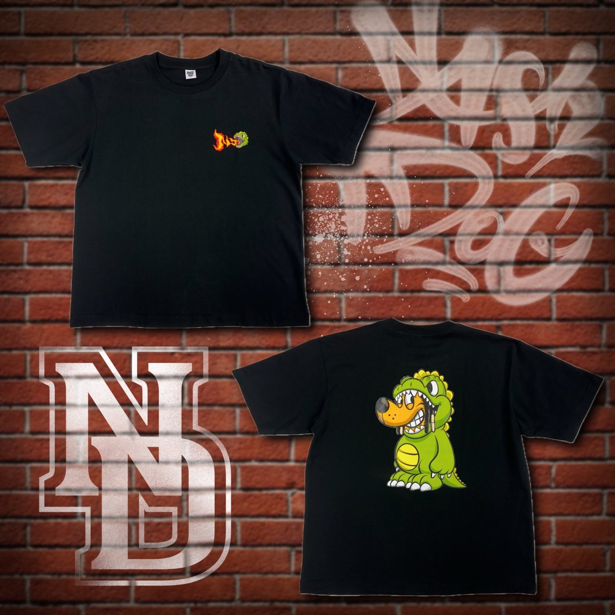 Kaiju Tee (Black) | NastyDog OnlineStore Kaiju Tee (Black) | NastyDog OnlineStore