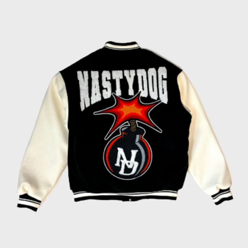 ND Bomb Stadium Jacket (Black) | NastyDog -OUTL