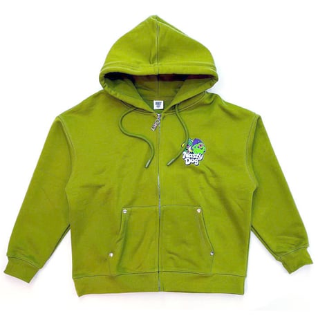 420family Zip Hoodie(Green)