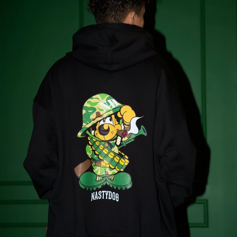 Camo Hoodie(Black) | NastyDog OnlineStore
