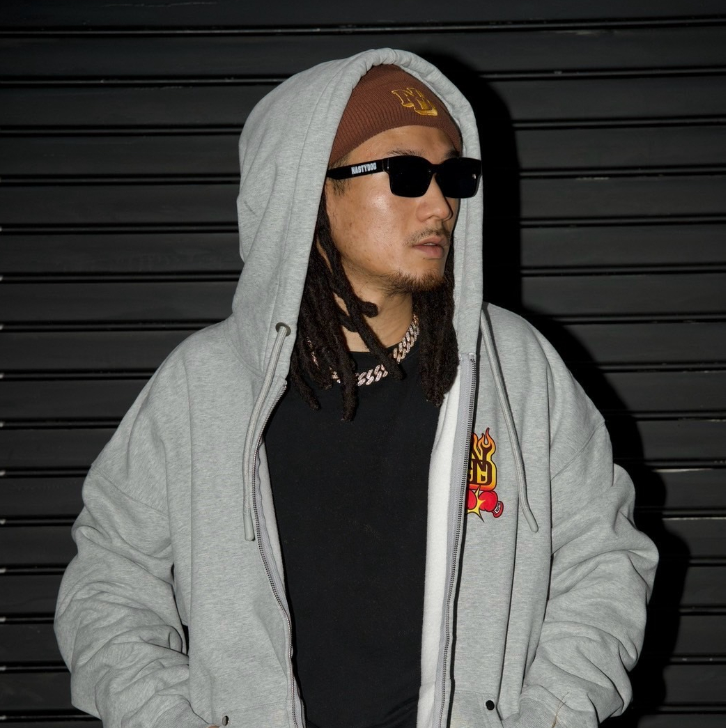 Tenshin×Nasty ZipHoodie(Gray) | NastyDog Online