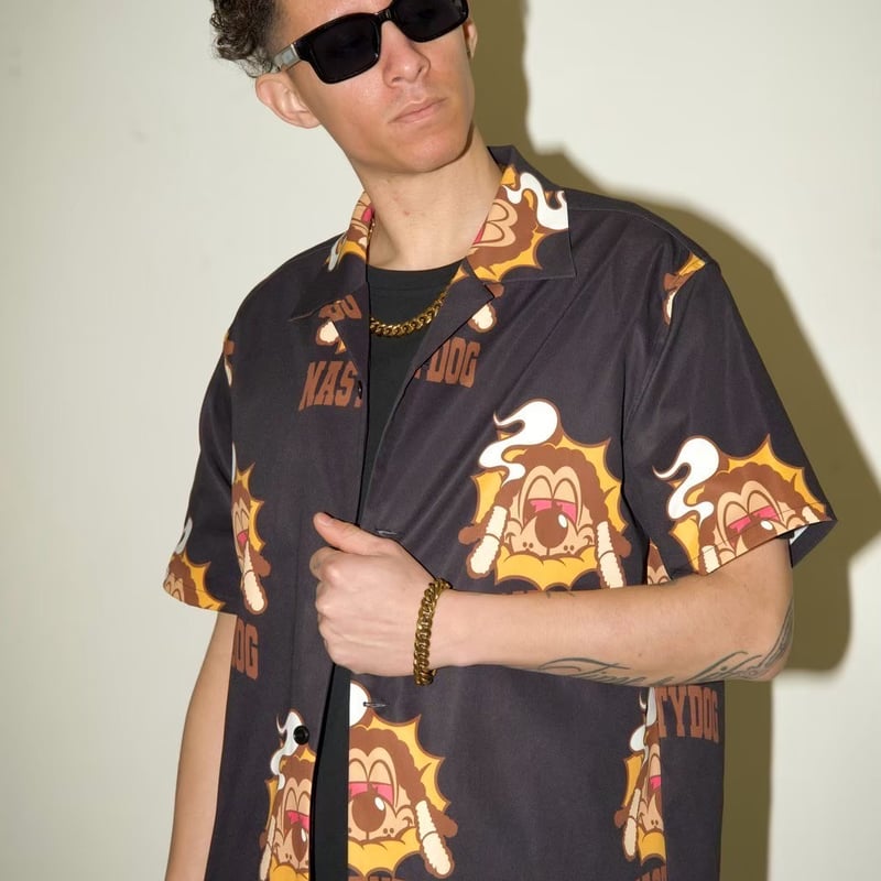 ND Aloha Shirts(Black) | NastyDog OnlineStore