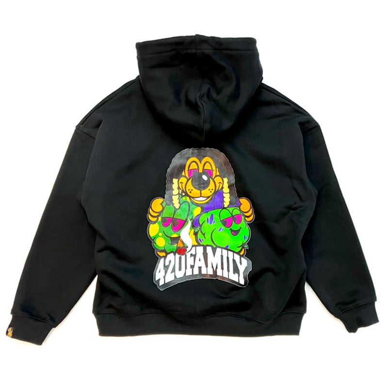 420family Zip Hoodie(Black) | NastyDog OnlineStore
