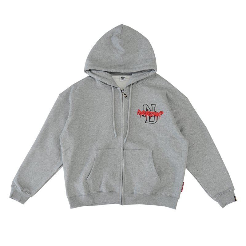 Crime ZipHoodie（Gray） | NastyDog OnlineStore NastyDog ZipHoodie Setup25
