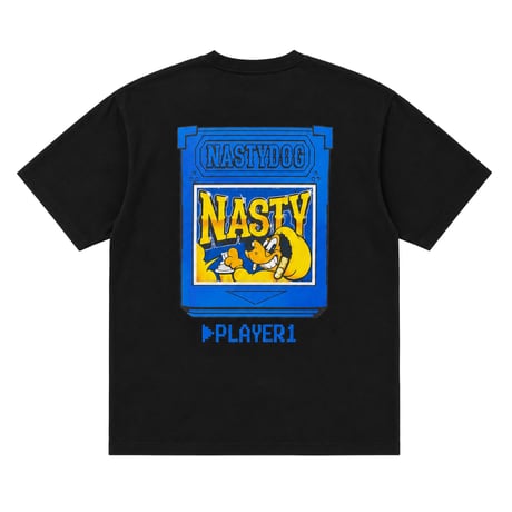 Cassette Tee (Black/Navy)