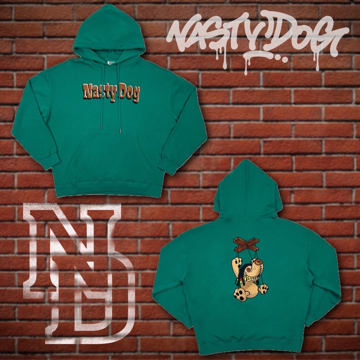 トップス Nasty Dog 420family Zip Hoodie(Green) XL トップス Nasty Dog 420family Zip Hoodie(Green) XL NastyDog