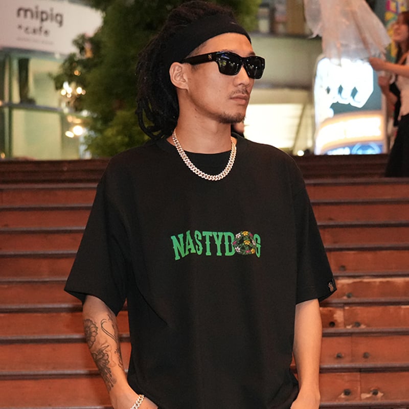 PeaceWreath Tee(Black) | NastyDog OnlineStore