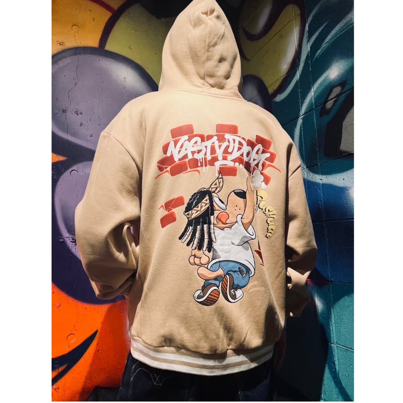 NastyDog(ナスティードッグ)Jacket Hoodie(beige) Jacket Hoodie (Beige) | NastyDog OnlineStore