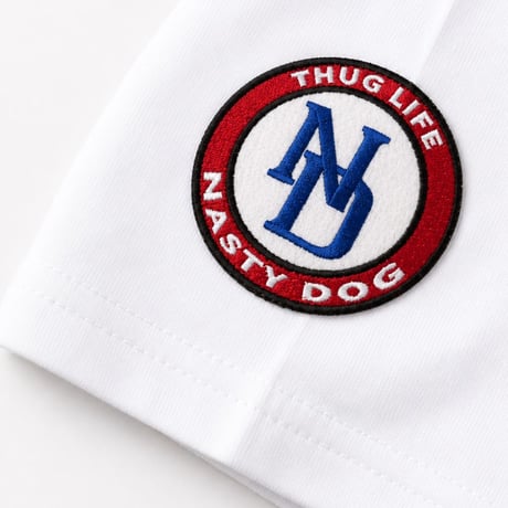 Embroidery Team Logo Tee(White)