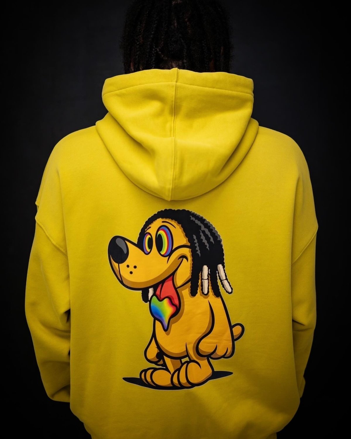 NASTY DOG フード付きジャケット イエロー chemical dog Hoodie(Yellow) | NastyDog OnlineStore