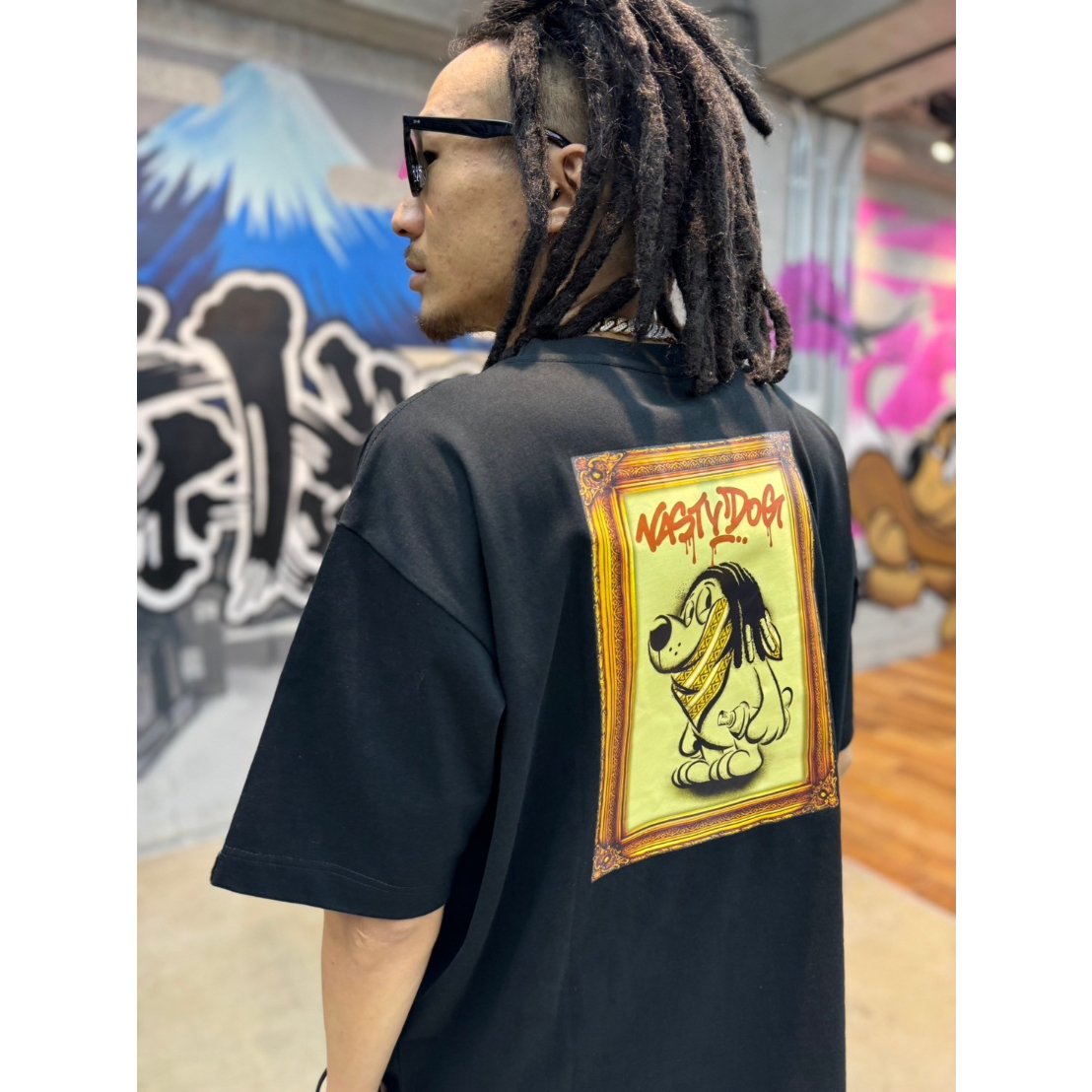 Banksy Tee (Black) | NastyDog OnlineStore