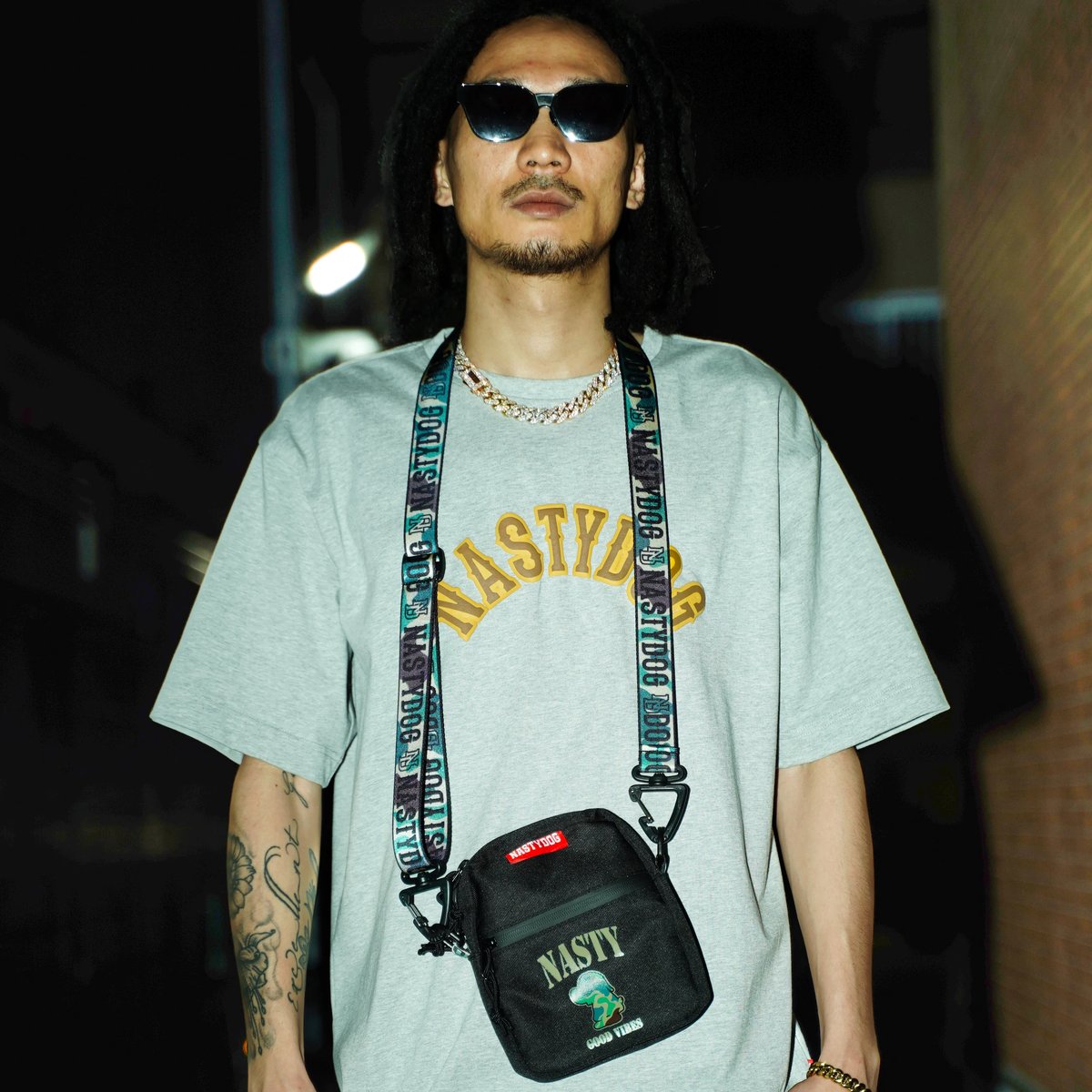 ND Shoulder Pouch Black×Camo | NastyDog OnlineS