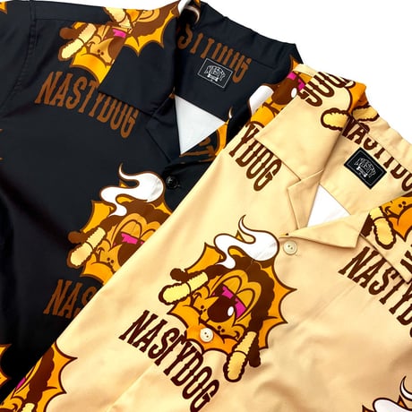 ND Aloha Shirts (Black/Beige)