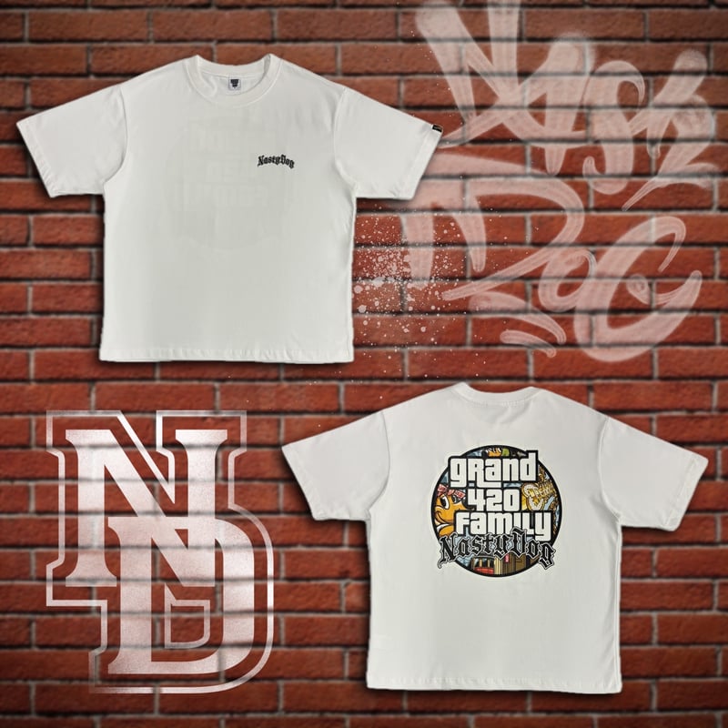 NASTY DOG グラフィックTシャツ XL ホワイト ナスティードッグ グラフィック Tシャツ XL ホワイト 2025年最新