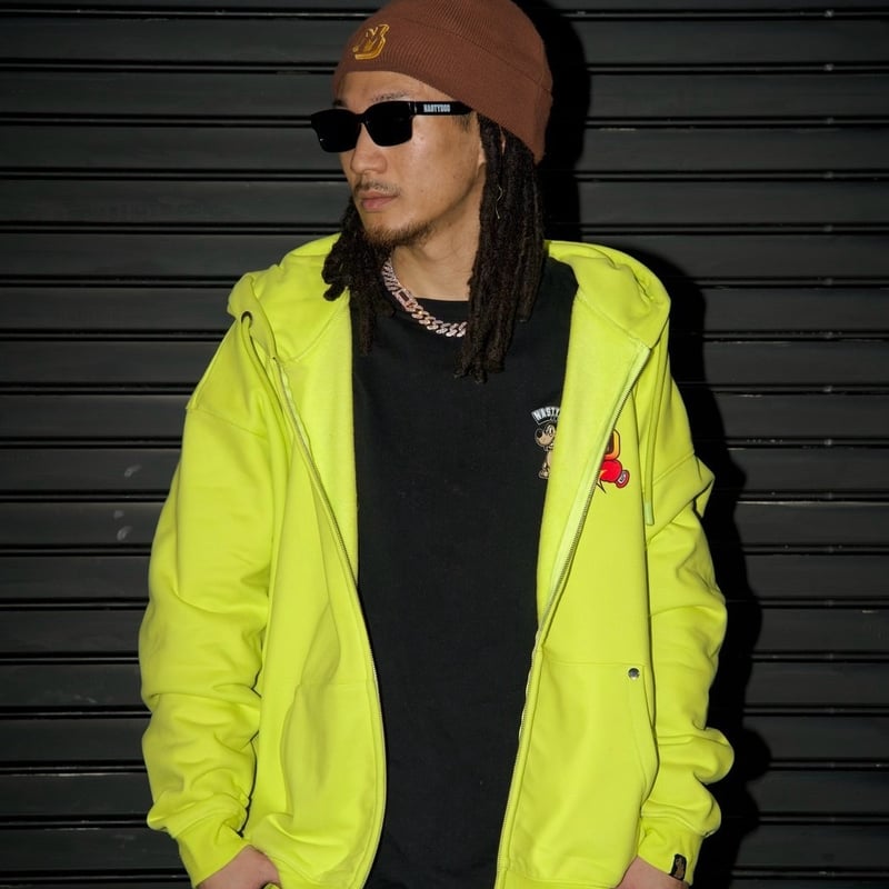 Tenshin×Nasty ZipHoodie(Yellow) | NastyDog Onli