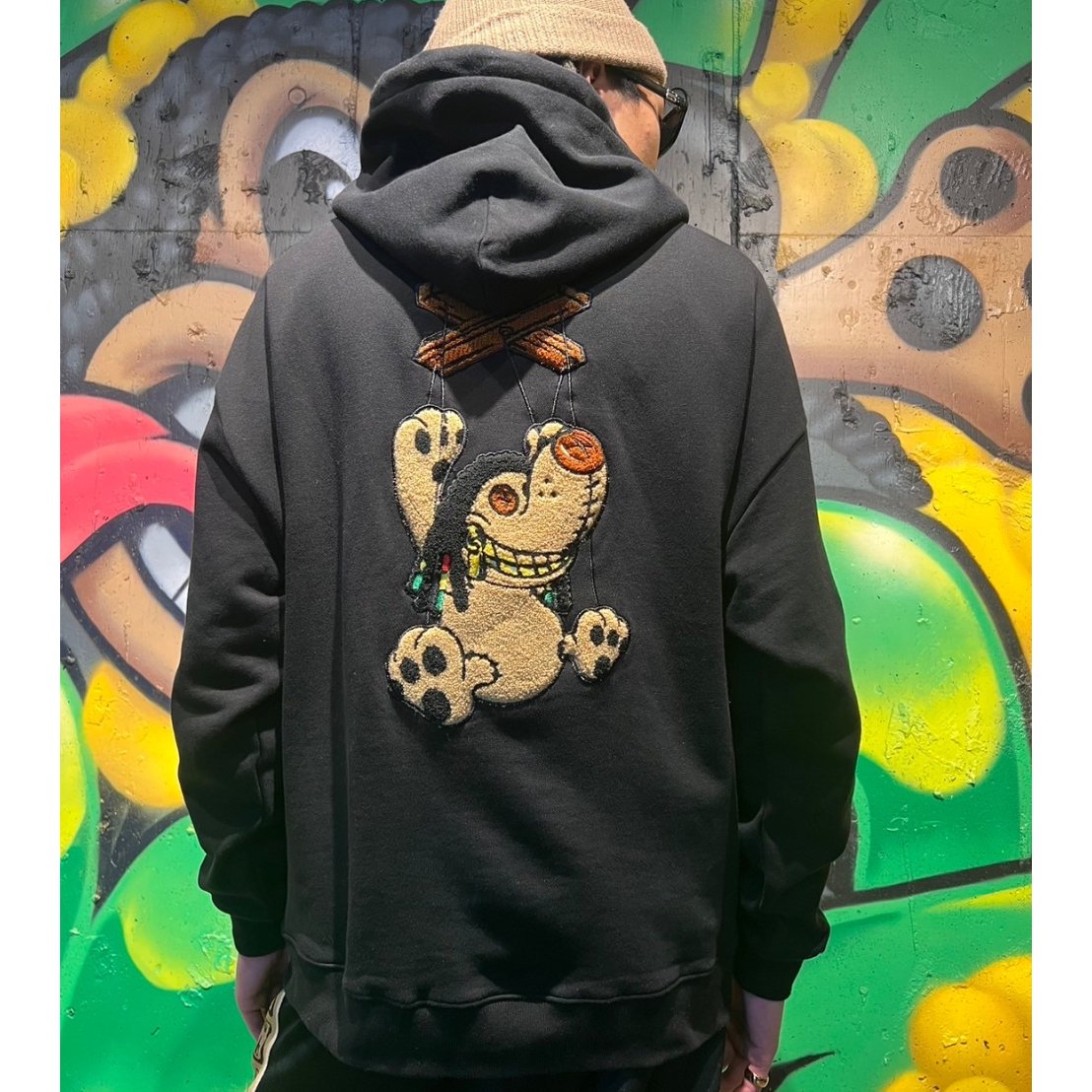 NastyDog 犬のマリオネットデザイン パーカー Marionette Hoodie (White) | NastyDog OnlineStore