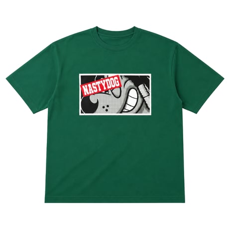 Stamp Tee (Black/Green)