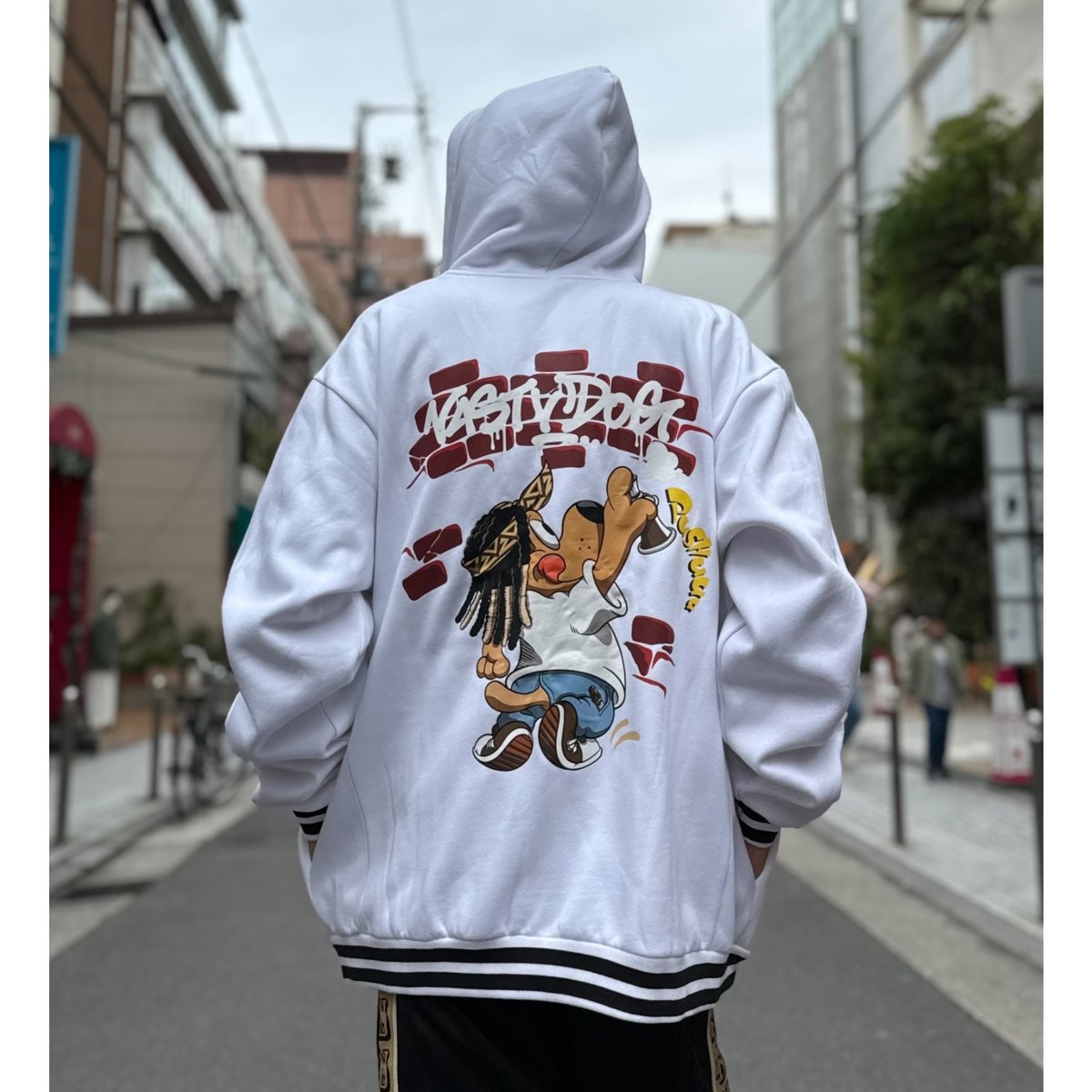 Jacket Hoodie (White) | NastyDog OnlineStore Jacket Hoodie (White) | NastyDog OnlineStore