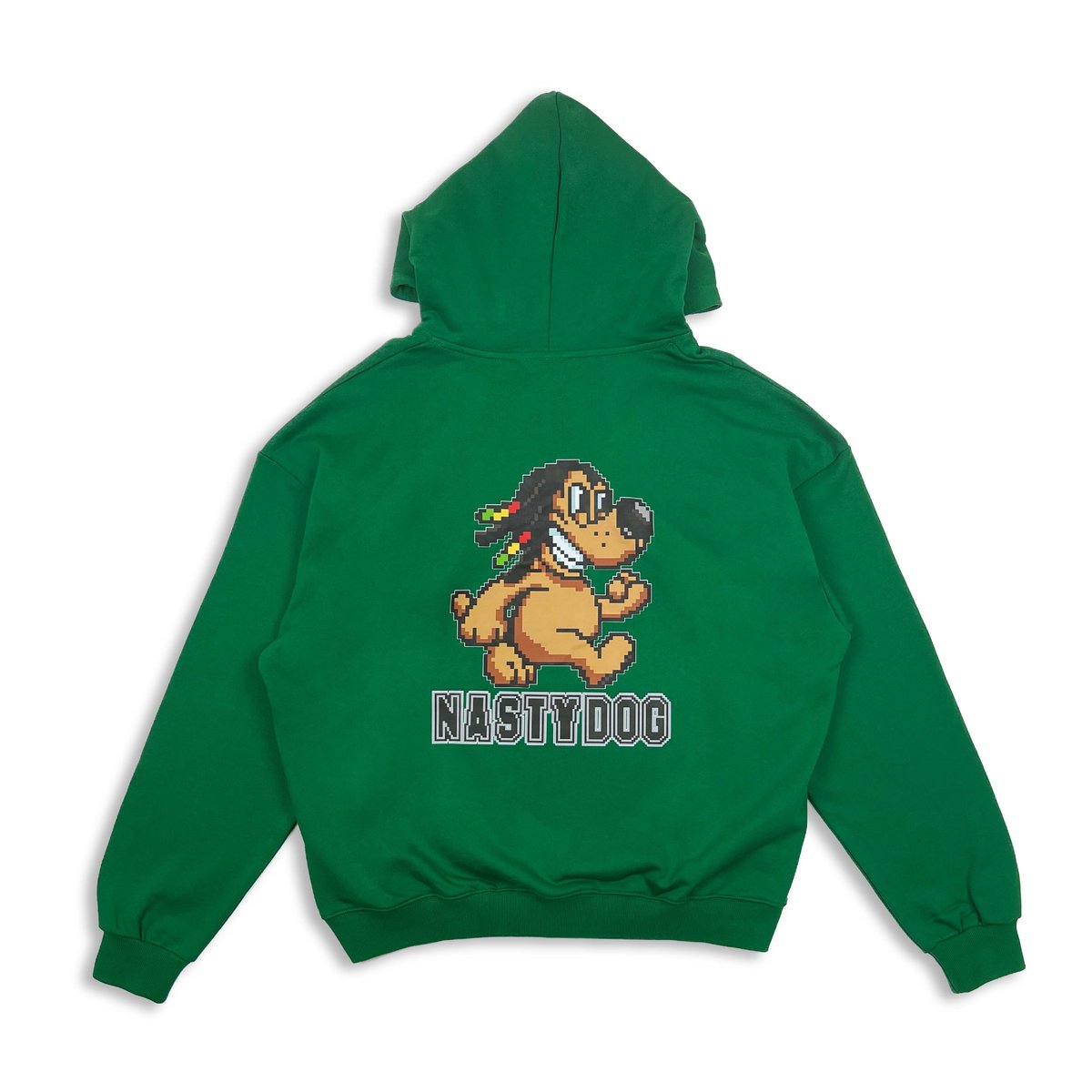 NastyDog 犬のマリオネットデザイン パーカー ToyDog Hoodie (Green) | NastyDog OnlineStore