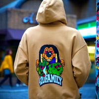 420family Zip Hoodie(Beige)