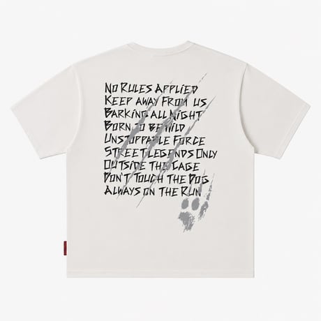 Hand Writing Tee(White)