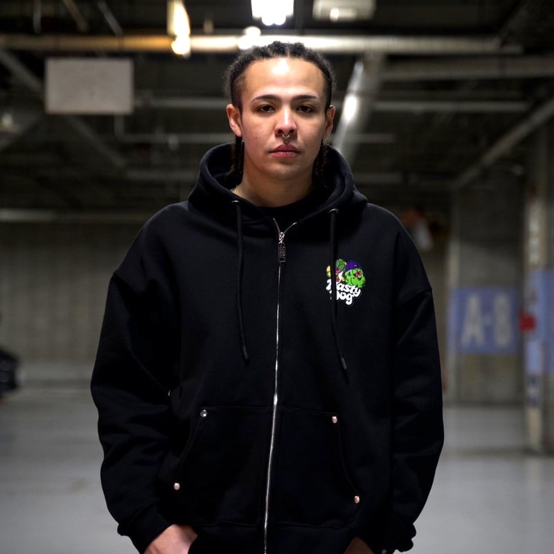 420family Zip Hoodie(Black) | NastyDog OnlineStore