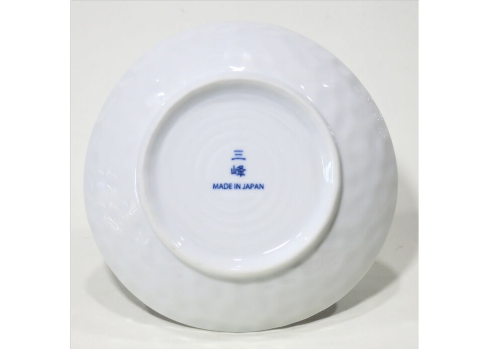 細十草 4寸(13cm)三角皿 (磁器) (美濃焼) | ヤマニシ西尾陶器