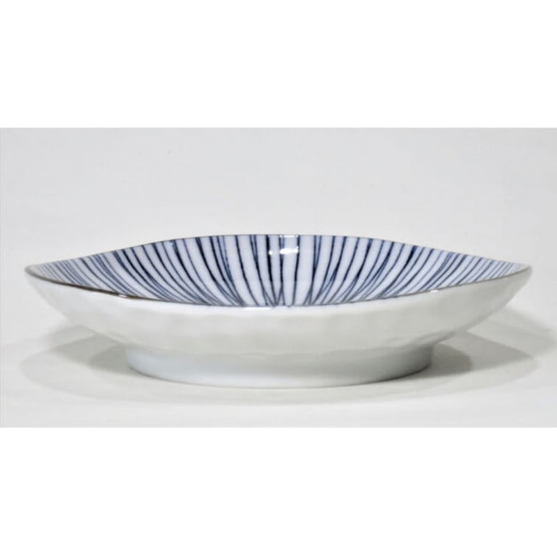 細十草 4寸(13cm)三角皿 (磁器) (美濃焼) | ヤマニシ西尾陶器