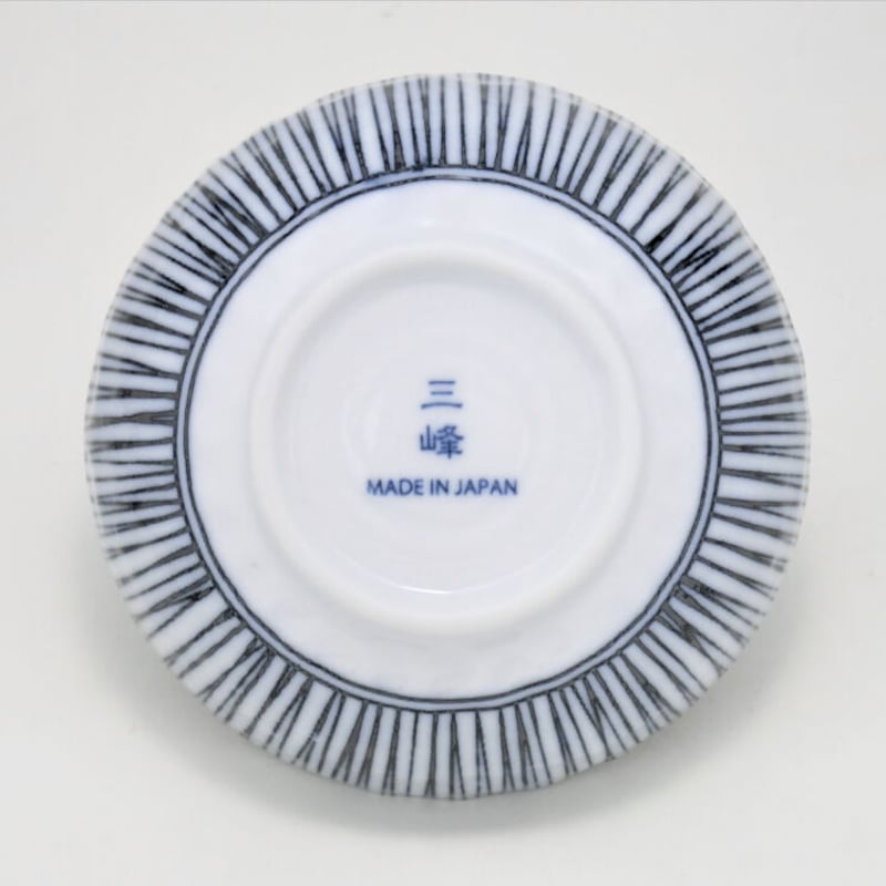 細十草 3.5寸(10.5cm)三角小鉢 (磁器)(美濃焼) | ヤマニシ西尾陶器