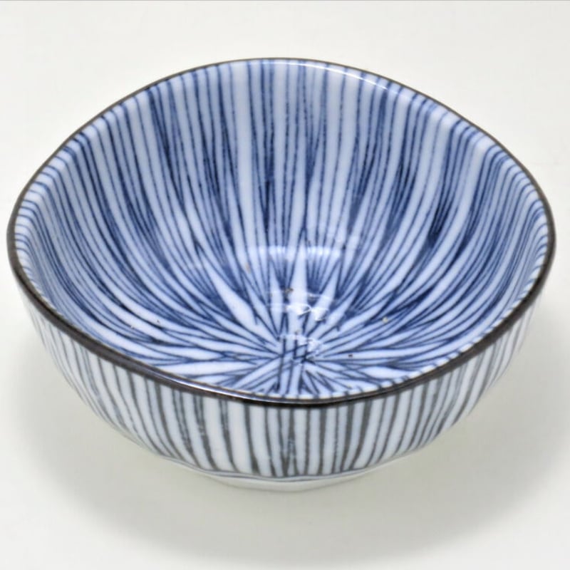 焼き物 お好きな組み合わせ2枚】日本製 美濃焼 軽量 撥水十草 ネイビー