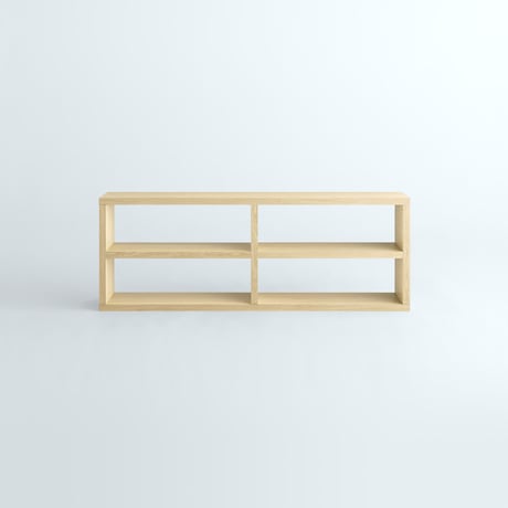 「JUPITER Collection Limited Edition」 HAKO BOOK SHELF 1800 x 660 Natural Wood